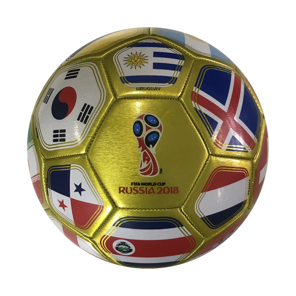FIFA 2018 World Cup Russia Souvenir Size 5 Soccer Ball - Gold
