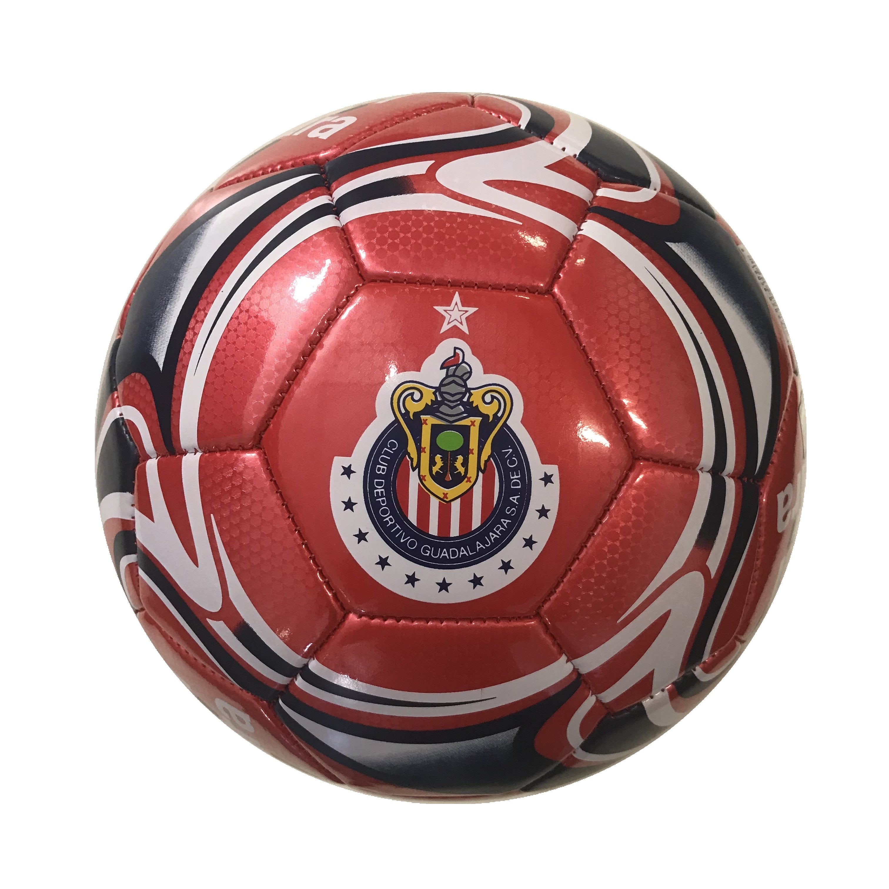 C.D. Guadalajara Crimson Flare Size 5 Soccer Ball