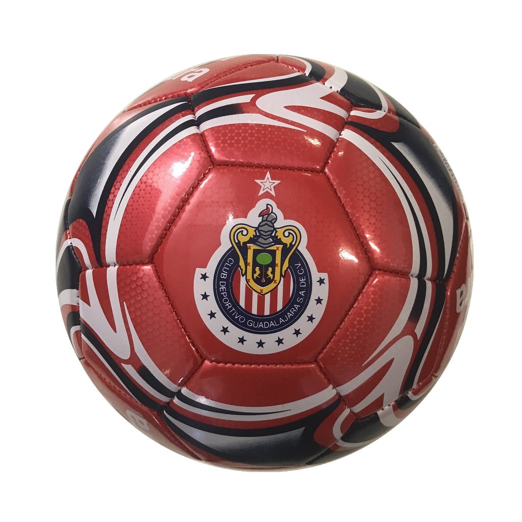 C.D. Guadalajara Crimson Flare Size 5 Soccer Ball