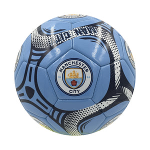 Manchester City Sky Comet Size 5 Soccer Ball