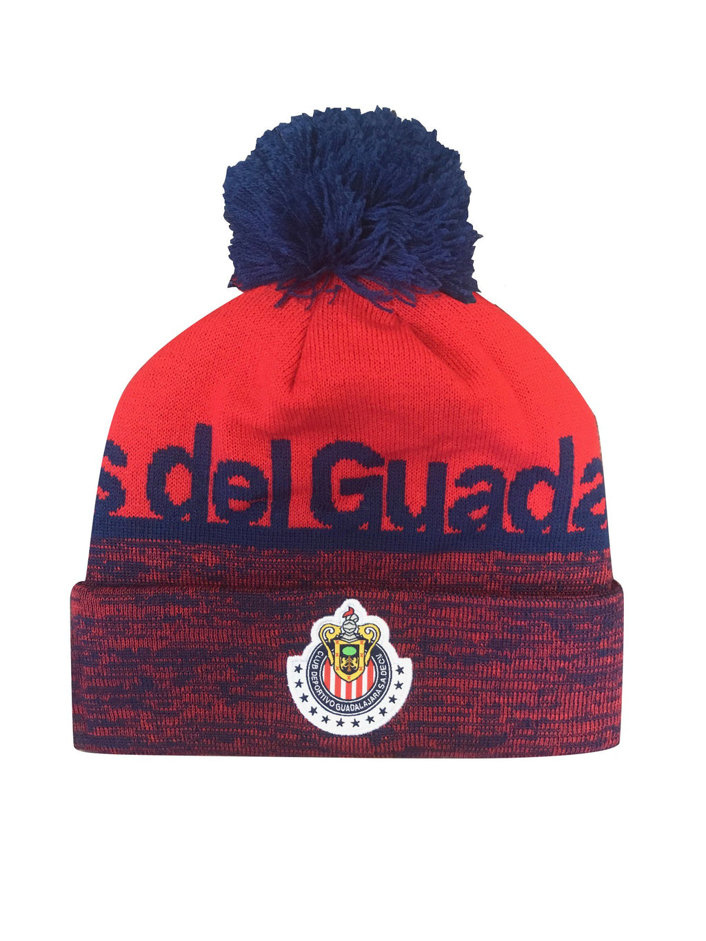 Chivas Heathered Cuff Pom Beanie