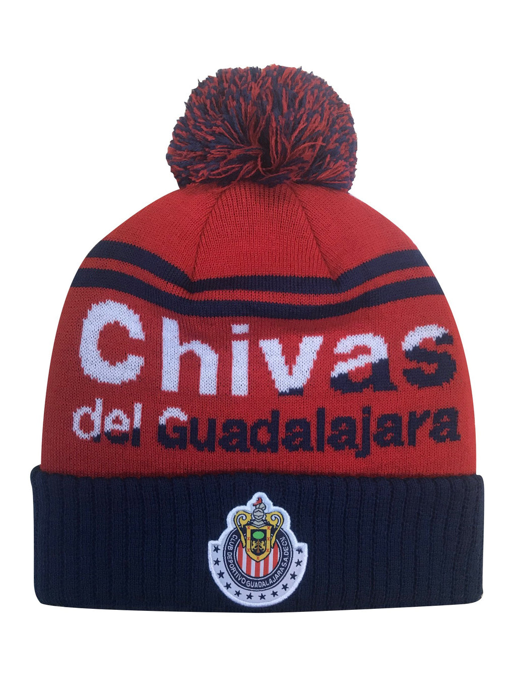 Chivas Solid Cuff Pom Beanie