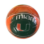 University of Miami Hurricanes Logo Size 5 Soccer Ball