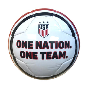 USWNT One Nation. One Team. Size 5 Soccer Ball