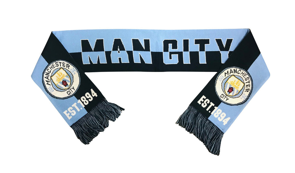 Manchester City Est. 1894 Reversible Fan Scarf