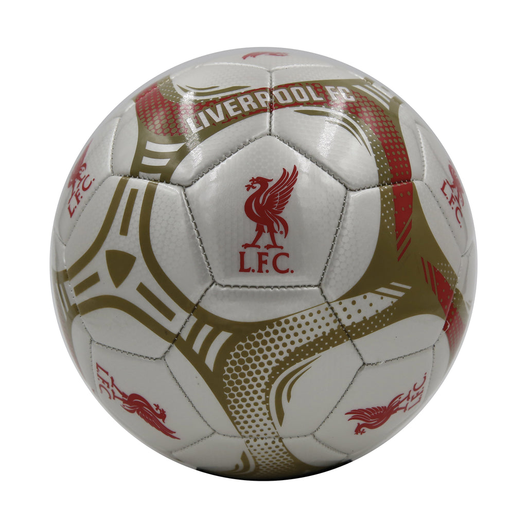 Liverpool FC White Comet Size 5 Soccer Ball